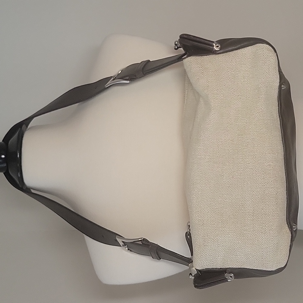 Folli Follie Textured Canvas Shoulder Bag